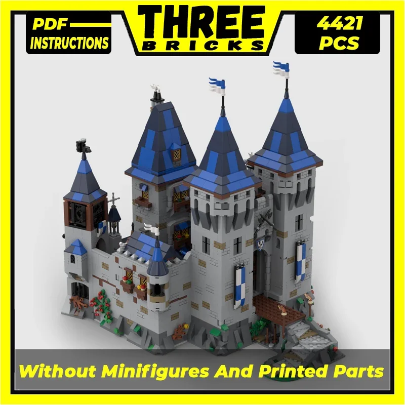 

Moc Building Bricks Fortress Model Black Falcon Eagle's Nest Castle Technology Modular Blocks Gifts Christmas Toys DIY Assembly