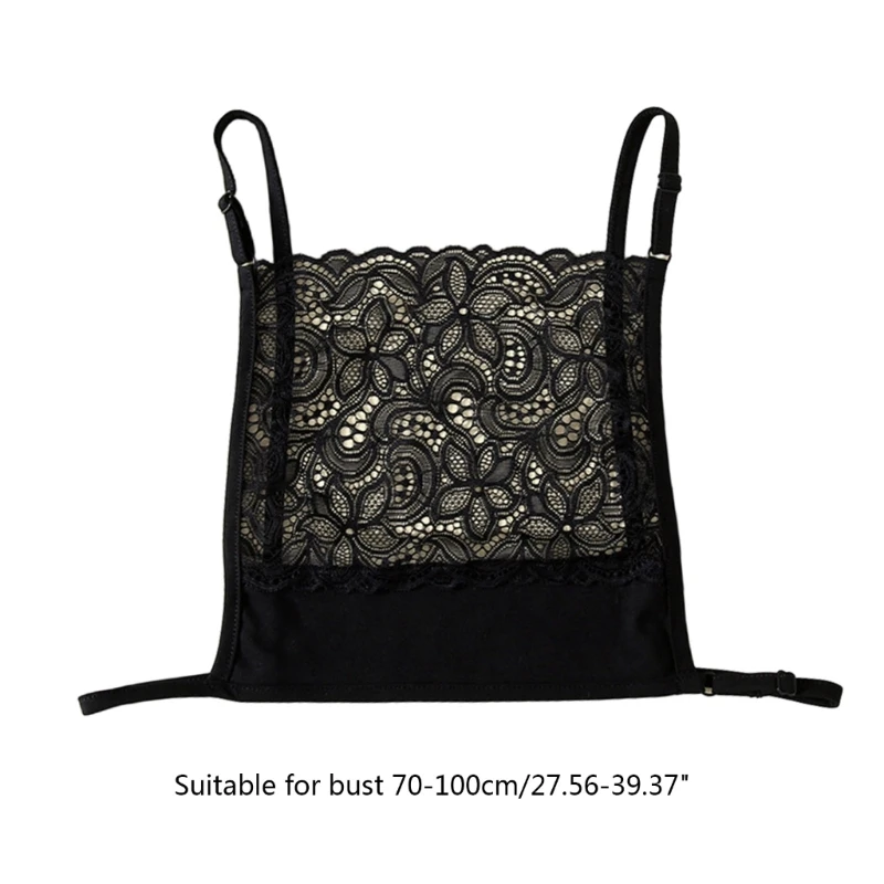 Mock Camisole Bra Overlay Modesty Panel Vest Women Cleavage Cover Camisole 37JB women lingerie bra