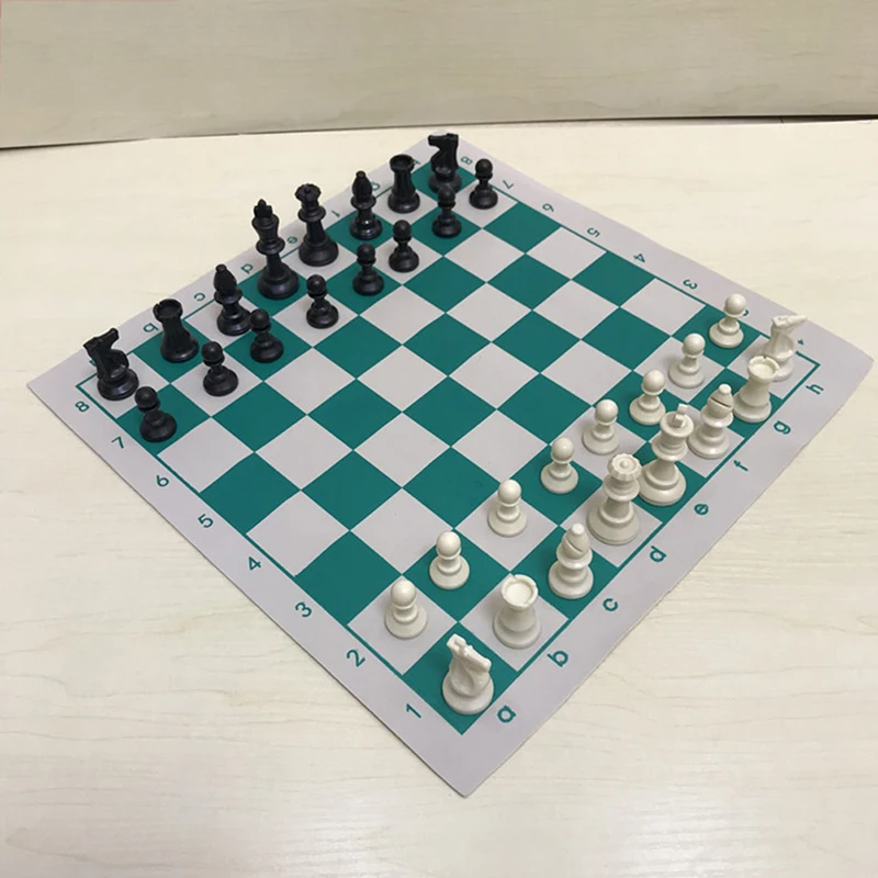 Vinyl Tournament Chess Board For Children's Educational Games Magnetic Board For Chess