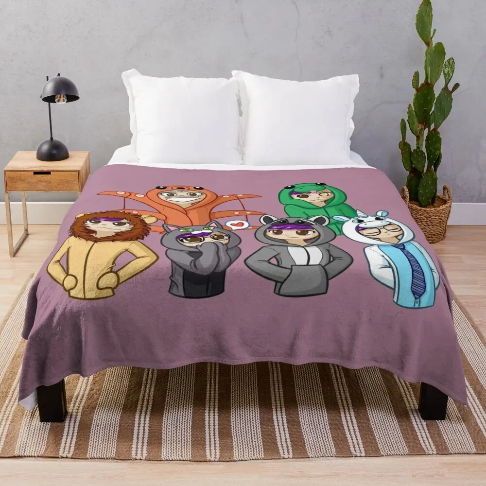 

Sanders Sides Onesies - All Sides Throw Blanket Luxury Brand Multi-Purpose warm for winter Shaggy Blankets