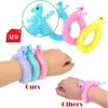 Decompression Toy Unicorn Worm Squishy Toys Flexible Glue Noodle Rubber Force Vent Squeeze String for Children Adults Gift 5