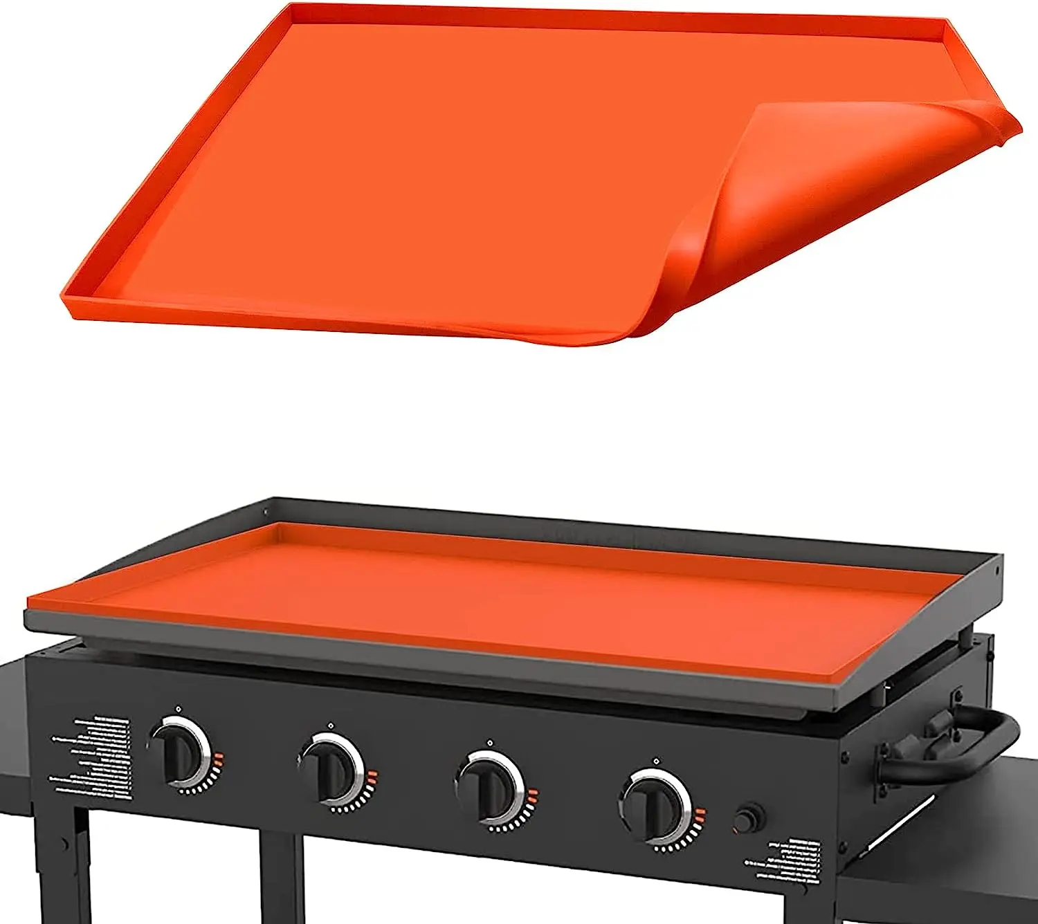 Silicone BBQ Baking Mat 17/22/28/36inch Baking Mat Non-stick BBQ Grill High Temperature Resistant Kitchen Accessories grill mat