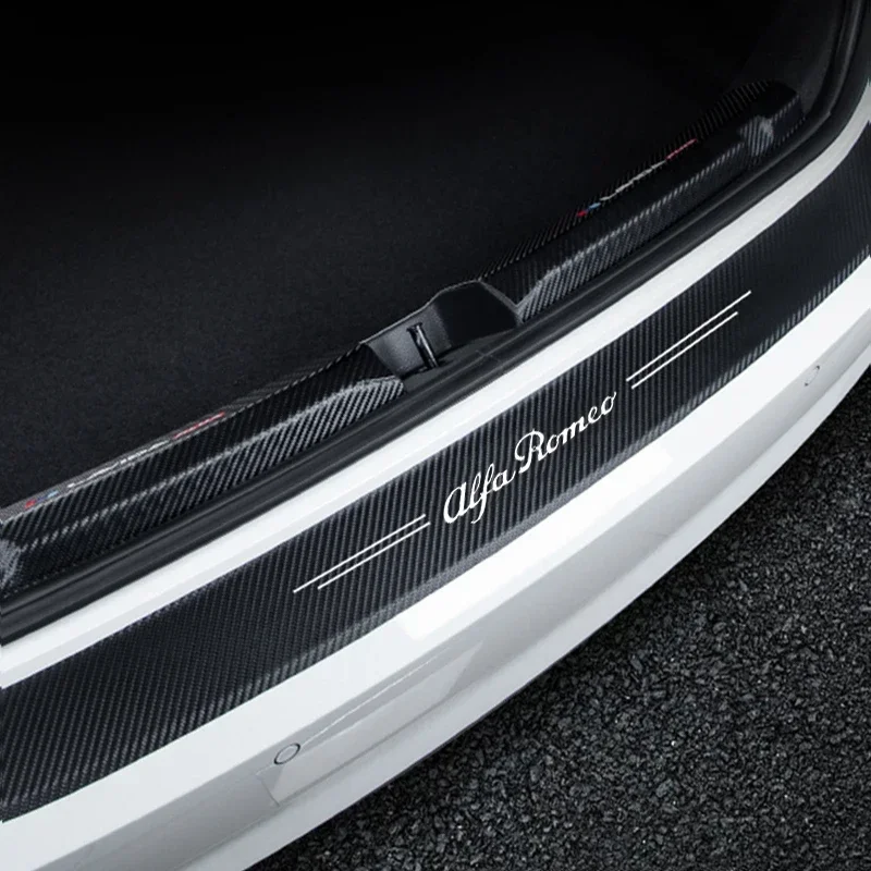 Luminous Car Door Sill Trim Stickers Protective Strip Film Decals