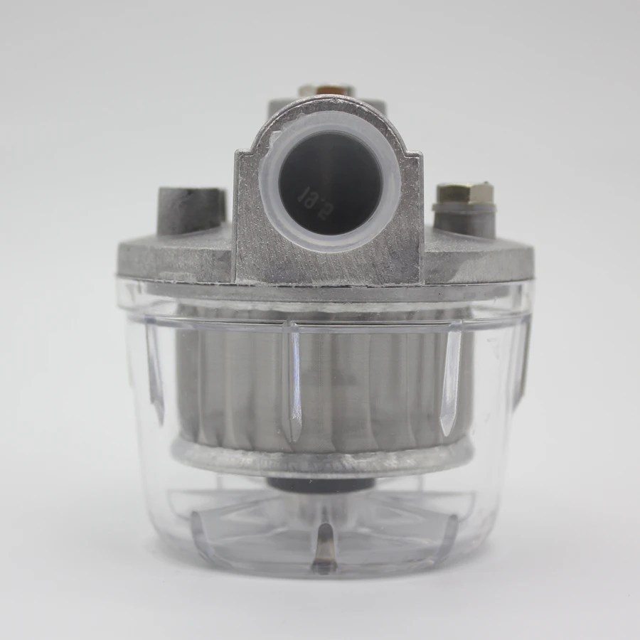 Filtre à Fioul Transparent En Polycarbonate - 1/2" Et 3/8" - Pour Brûleur/Chaudière Diesel (Débit 120 L/h)