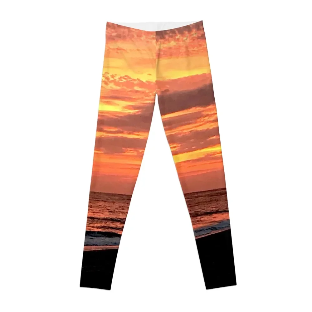 

Sanibel Sunset Leggings gym sportswear woman Legging sport Golf wear workout shorts Womens Leggings