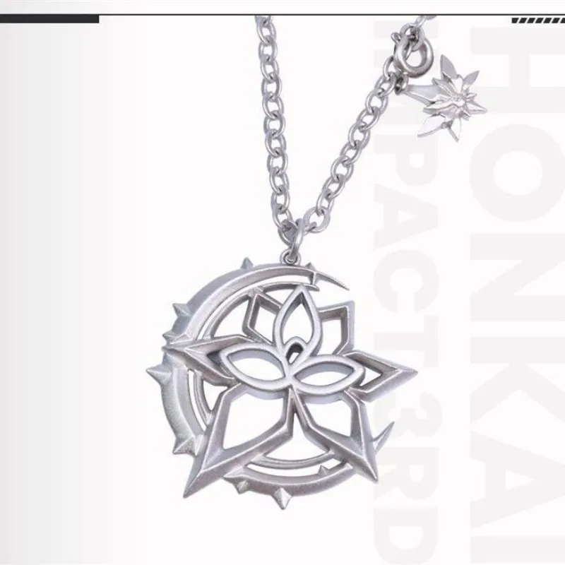 

Miha Tour Game Honkai Impact 3 Pendant Cosplay Elysia Realme Engrave Necklace Unisex Fashion Jewelry Accessories Prop Xmas Gift