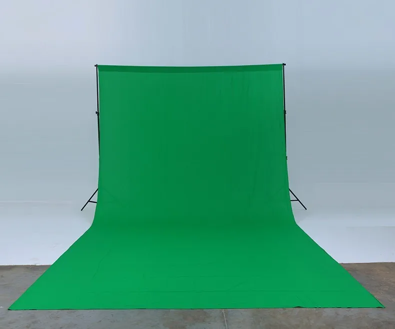 S343fb6559a2843e68e2b83b64a3a9b4bB Photography Backdrops Green Screen Chromakey Shooting Background Cloth Polyester Cotton Photo Studio with Stand for Live 3X6M