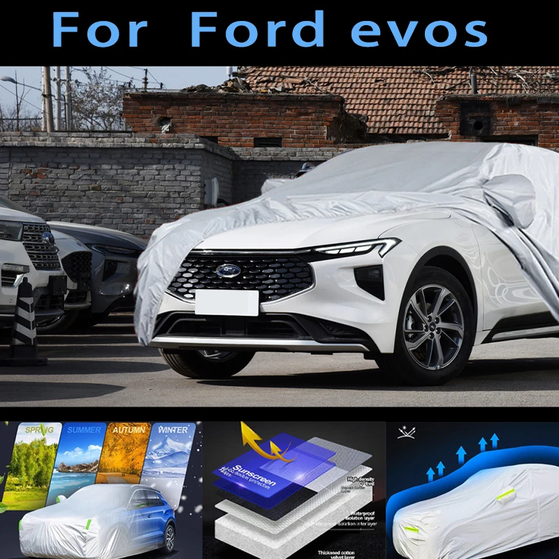 

For Ford evos Car protective cover,sun protection,rain protection, UV protection,dust prevention auto paint protective