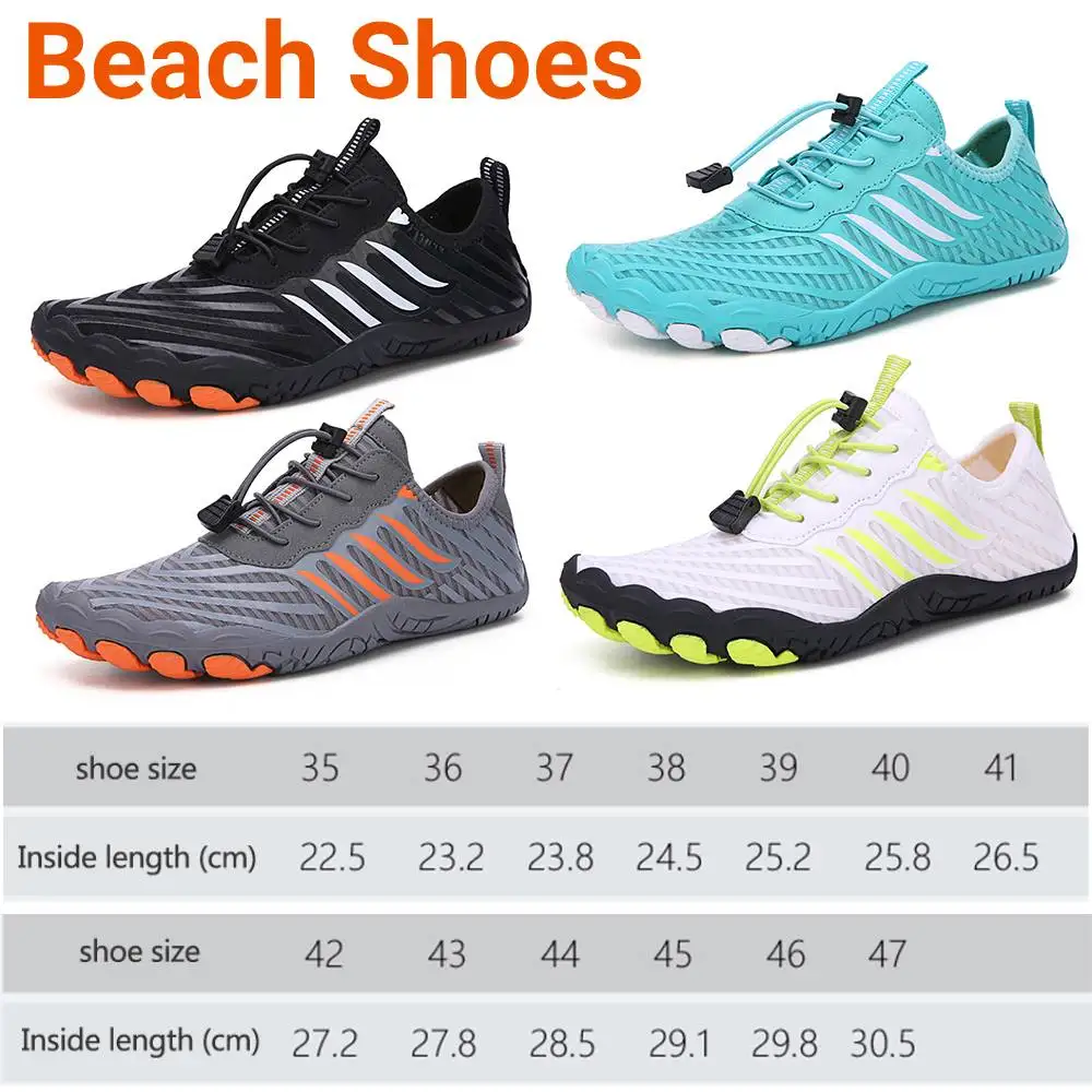 Men Outdoor Beach Water Sports Upstream Aqua Shoes Unisex Barefoot Shoes Women Gym Sport Running Fitness Sneakers for Climbing