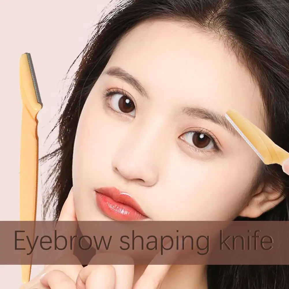 

1Pcs Beauty Eyebrows Shaping Knife Eye Brow Razor Eyebrow Tools Removal Face Body Hair Makeup Shaver Trimmer Blades Sharp U1N3