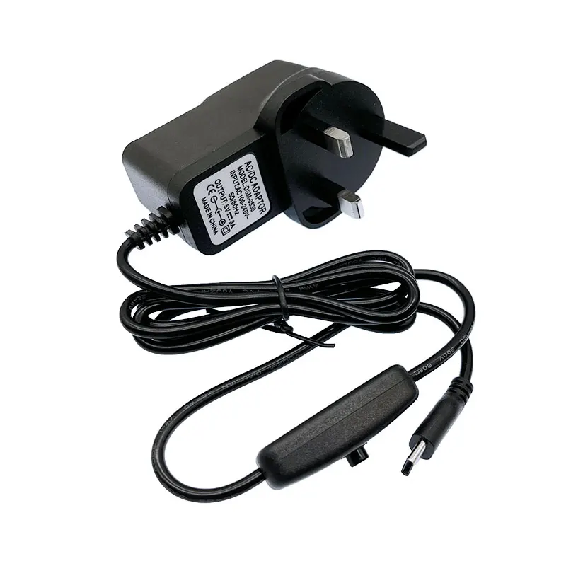5V 3A Power Supply Switch Button Power Adapter Charger Type-C USB Port 5 V Volt for Raspberry Pi 4 Model B 4B power adapter power module