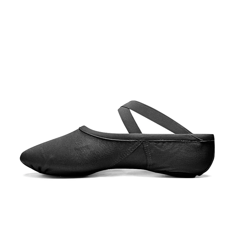 Sansha Ballet Dance Shoes - Soft Suede Split-Sole with Stretchable Elastic