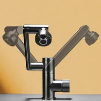 Digital Display LED Basin Faucet 360 Rotation Multi-function Stream Sprayer Hot Cold Water Sink Mixer Wash Tap For Bathroom 4
