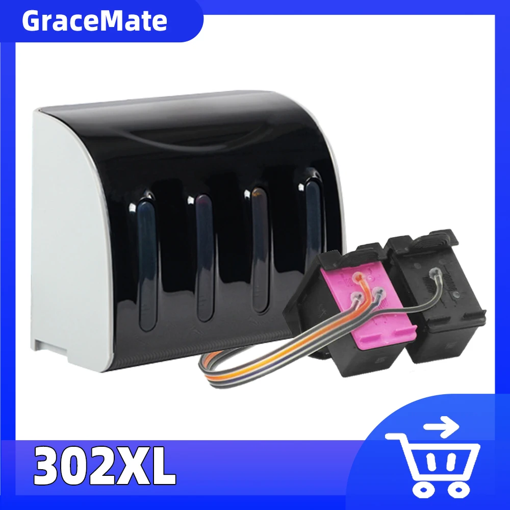 Dmyon Compatibile Per Hp 302 Ciss Cartuccia Di Inchiostro Della Ricarica Envy 4520 4521 4522 4523 4524 4526 4526 4527 4528 Stampanti