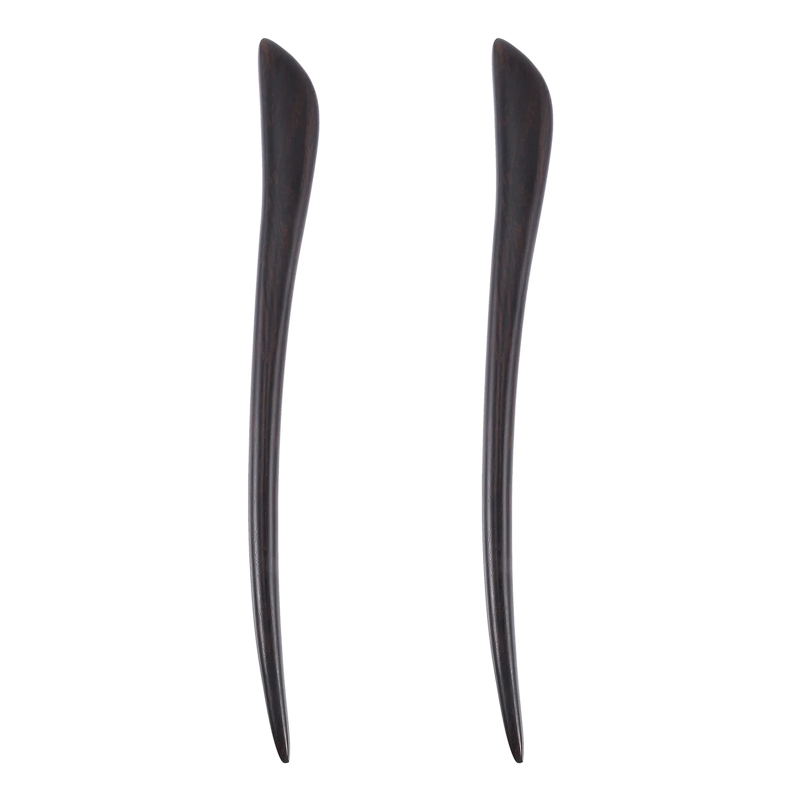 

2 Pcs Hair Pinspin Spring Festival Headdress Stick Lantern Pins Hanfu Oriental Ebony Vintage Miss