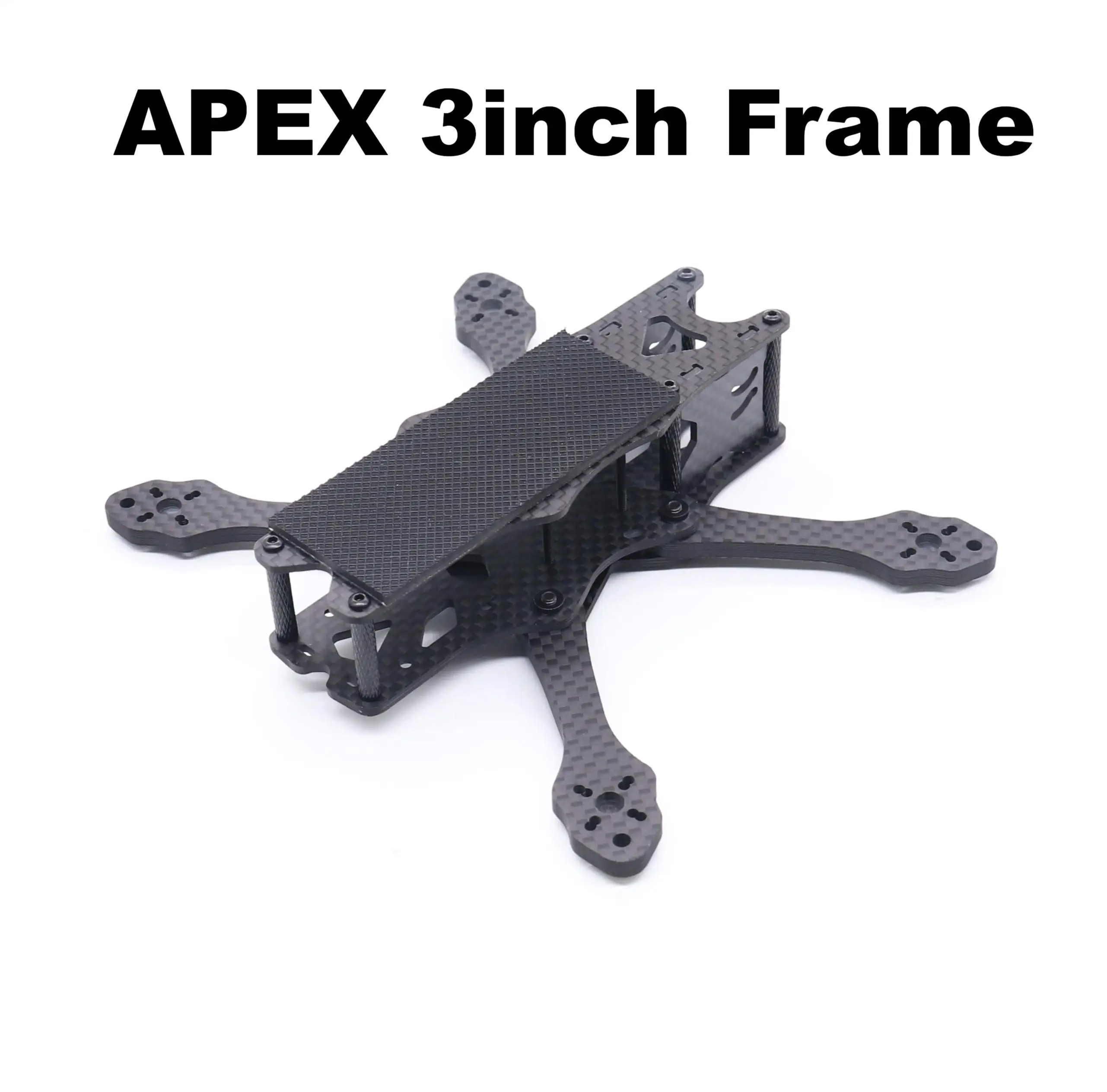 APEX Mini 3 Inch 150mm Carbon Fiber Frame Kit with 4MM Thickness Arms For FPV Fr