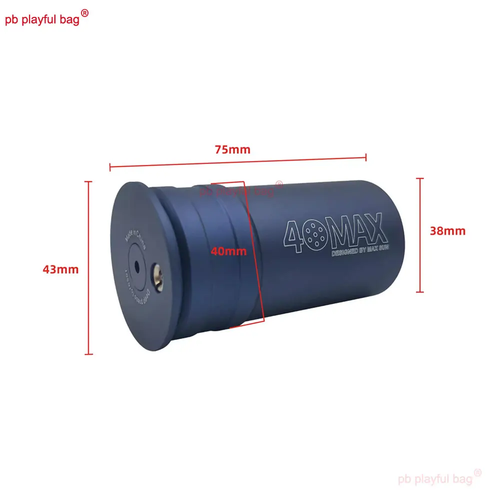 Outdoor Sports 40MAX Grenade Shell MGL EVA Sponge Soft Bullet 40MM Launcher Model Soft Ball CS DIY Toy Equipment QG545 4