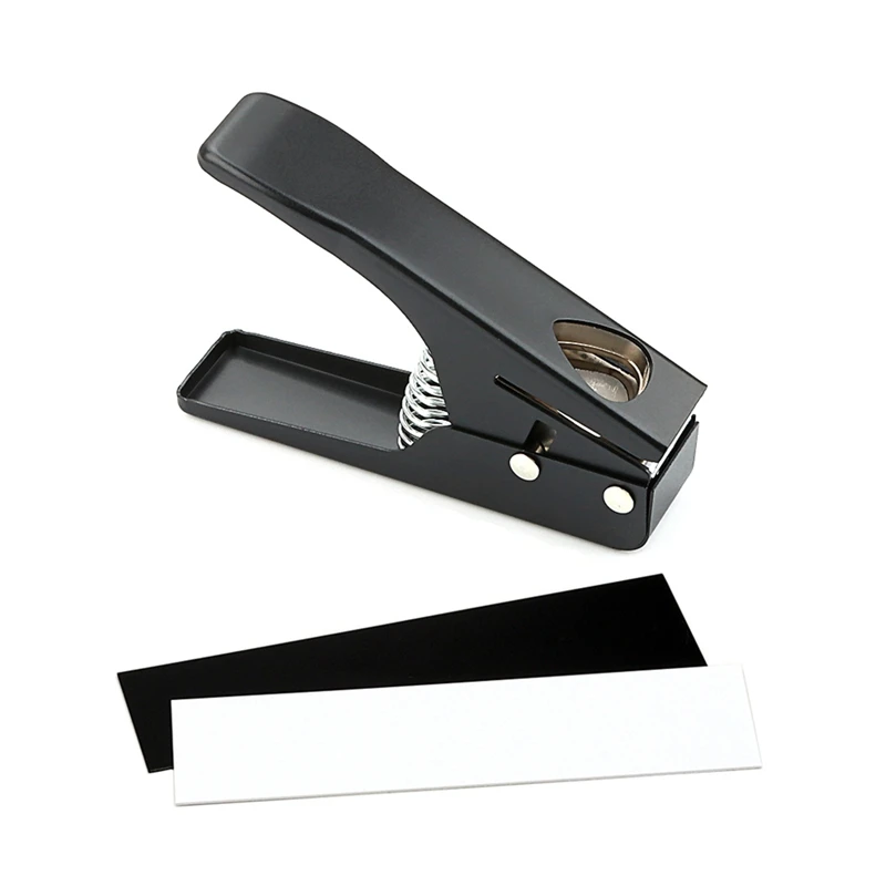

Guitar Pick Punch Pick Maker Guitar Pick Cutter With 2 Pick Strips Sheet For Guitar Pick Making Tool Easy To Use