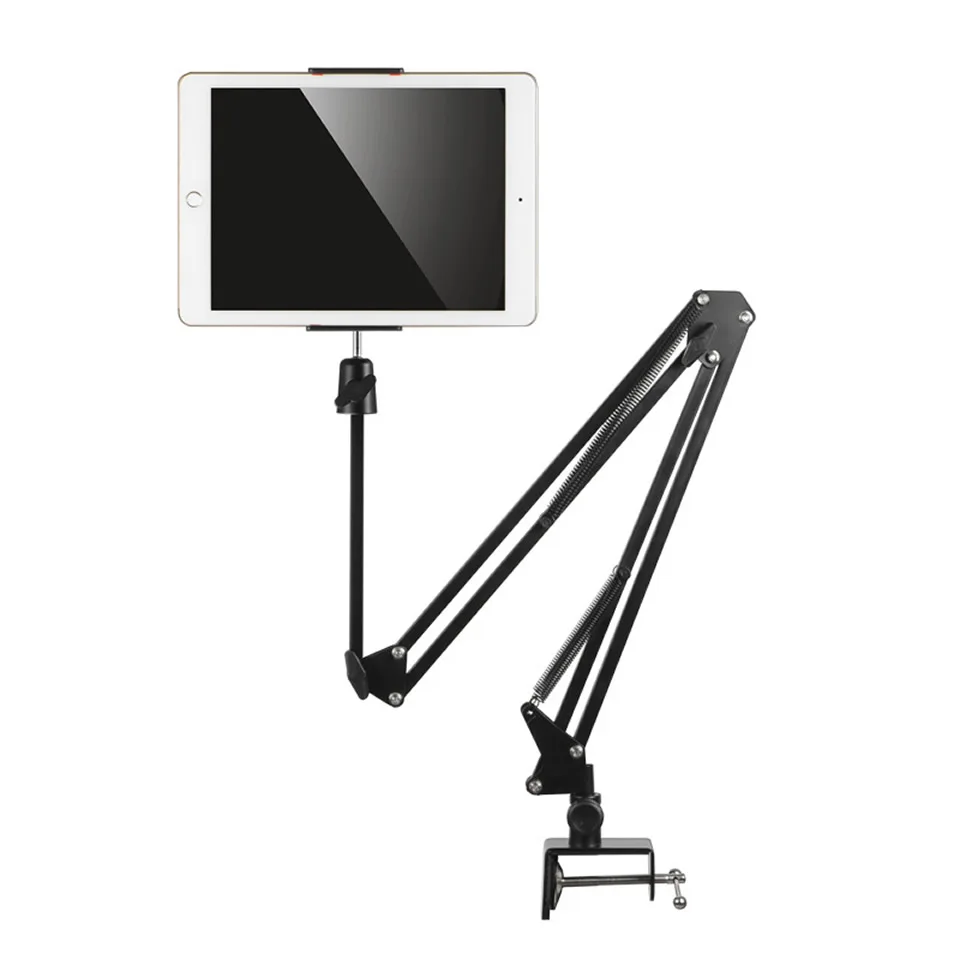 Cama Ajustável Tablet Suporte para Polegada a 12.9 Polegada Telefones Celulares Tablets Braço Preguiçoso Cama Mesa Tablet Suporte de Montagem para Ipad Mini 360 - Imagem 2