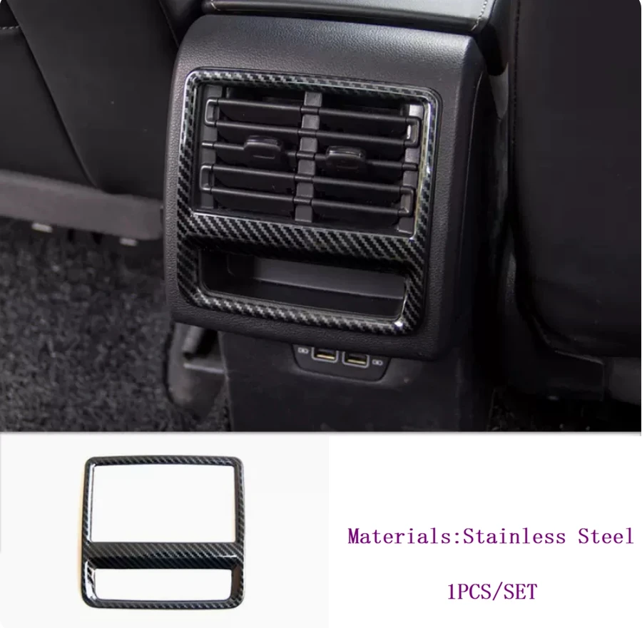 

Задняя рамка для вентиляционного отверстия кондиционера, отделка для VW Volkswagen Golf 8 MK8 2020-2022, аксессуары для интерьера