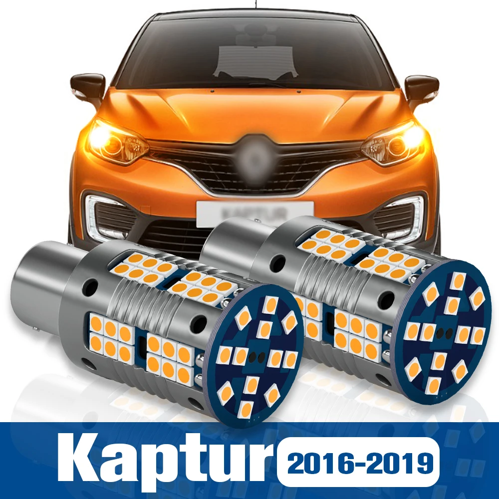 

2pcs LED Turn Signal Light Blub Lamp Accessories Canbus For Renault Kaptur 2016 2017 2018 2019