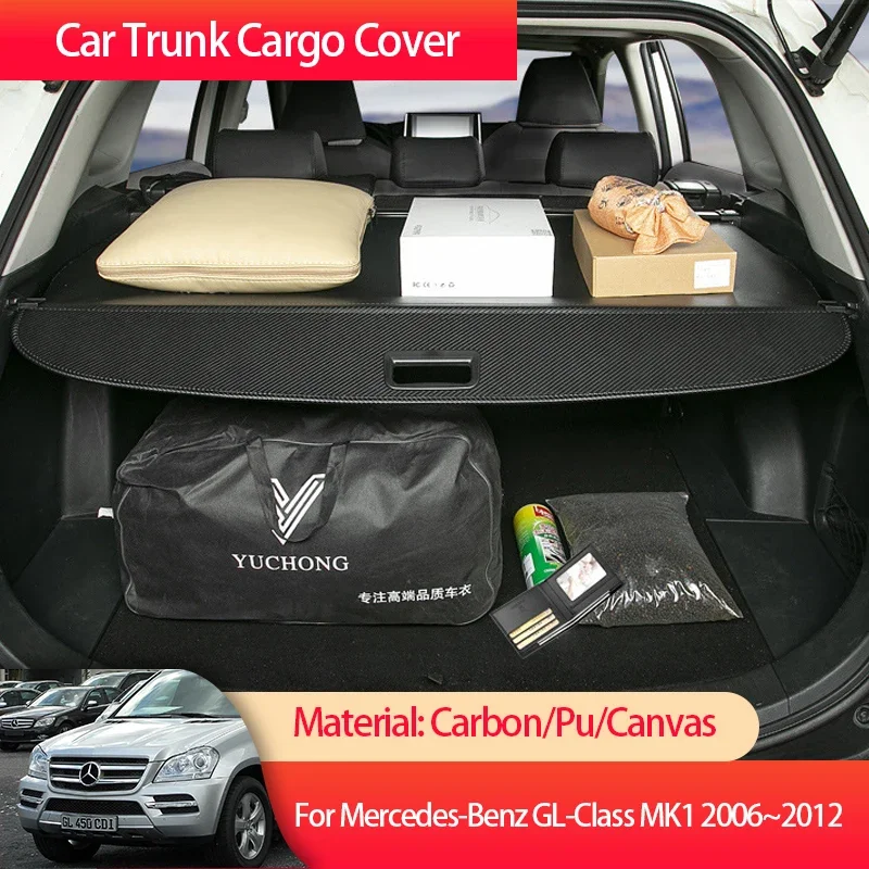 

Защитный козырек для багажника автомобиля Mercedes-Benz GL-Class X164 MK1 2006 ~ 2012 2007 2008