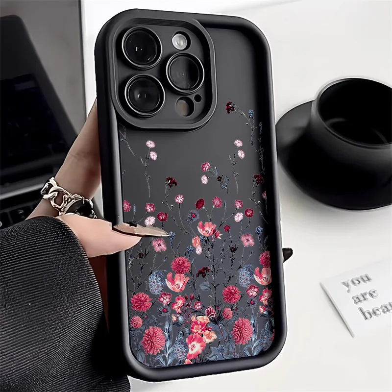 

Flower Case For Xiaomi Redmi Note 13 Pro Poco X5 X6 F5 12 11 10 9 13C 12C 11A 10C A1 A2 9C 9T 9s 10s 11s Silicone Cover Fundas