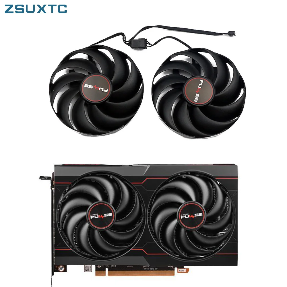 87Mm Fdc10H12D9-C Rx6600Xt 6600Xt Ventola Di Raffreddamento Per Ventole Di Ricambio Per Schede Grafiche Sapphire Pulse Amd Radeon Rx 6600 6650 Xt