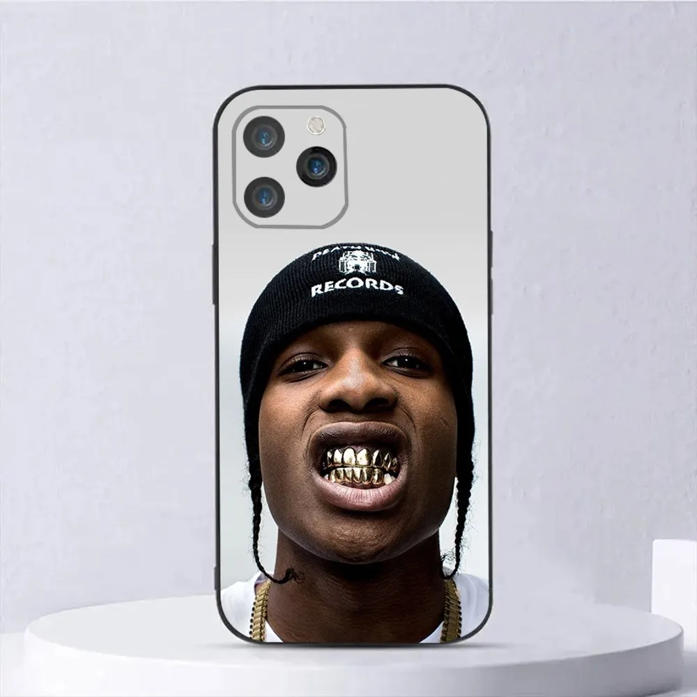 Popular Rapper ASAP Rocky Phone Case For iPhone 16 15 14 13 12 11 Pro Max Mini X XS XR SE 7 8 Plus Shockproof Soft Cover Fundas – Detail 4