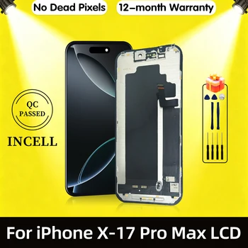Display LCD INCELL per iPhone X XR XS MAX 11 Pro 12 con Touch 3D, Ricambio per iPhone 15 LCD 13 Mini 13 14 Pro 16 17 Pro Max