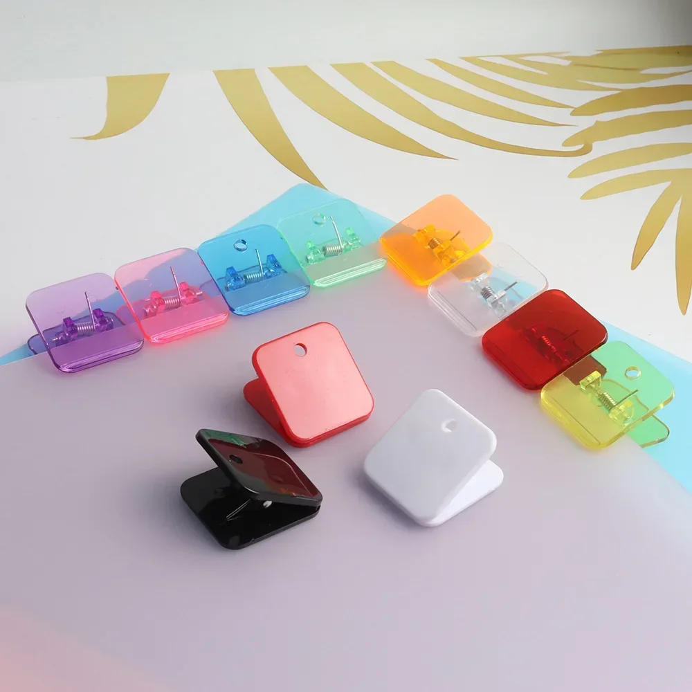 Sewing Clips Plastic Clips Garment Clips Clothes Clips 10Pcs/pack Sewing Clips Acrylic Corner Binding Long Tail for Supplies Shirt Plastic Fabric Clamps