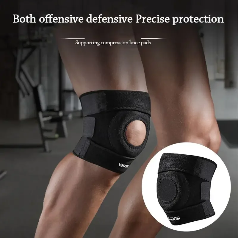 1PC Adjustable Orthopedic Knee Brace Support Patella Protector Meniscus Ligament Guard Sport Kneepad for Joint Pain Relief