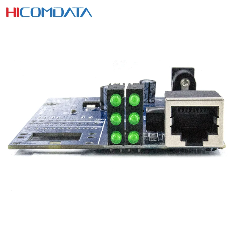 HICOMDATA 100M Fiber Optic Media Converter 1 SFP 1 RJ45 LC Port 20km Optical Sfp Optics Equipment