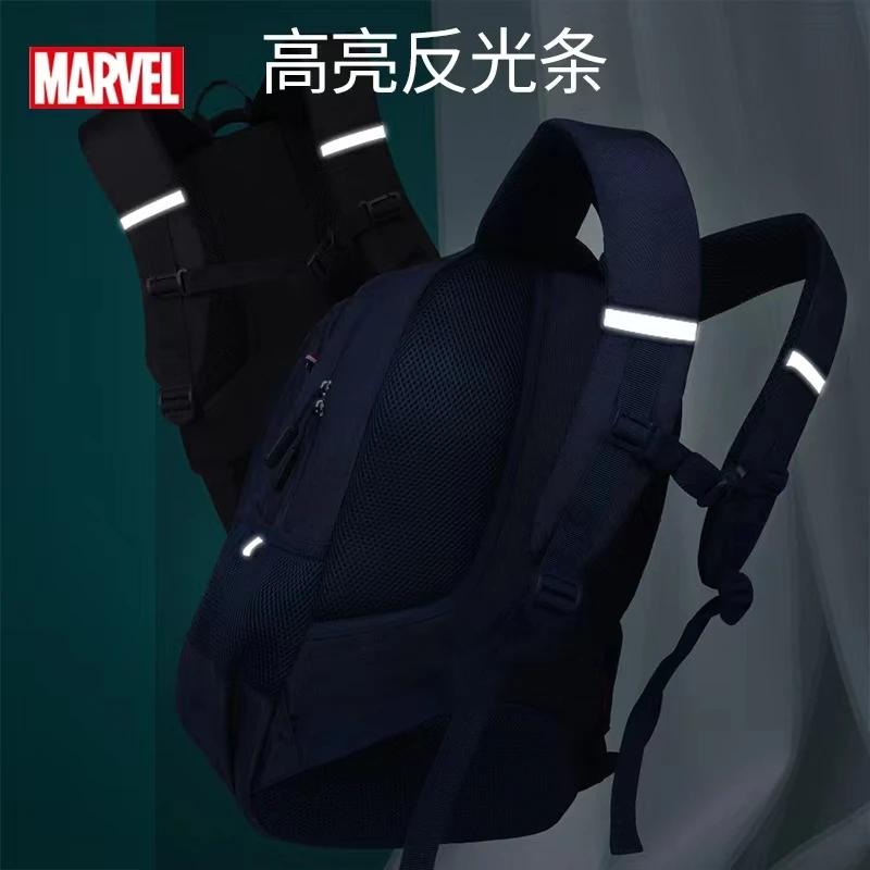 2022 Disney Genuine School Bags For Boys Primary Middle Student Shoulder Orthopedic Backpack Large Capacity Spider Man Mochilas