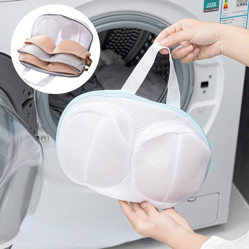 Anti-deformation Bra Mesh Bag Machine-wash Special Polyester Bra Mesh Bags Laundry Brassiere Bag Cleaning Underwear Sports Bra 3