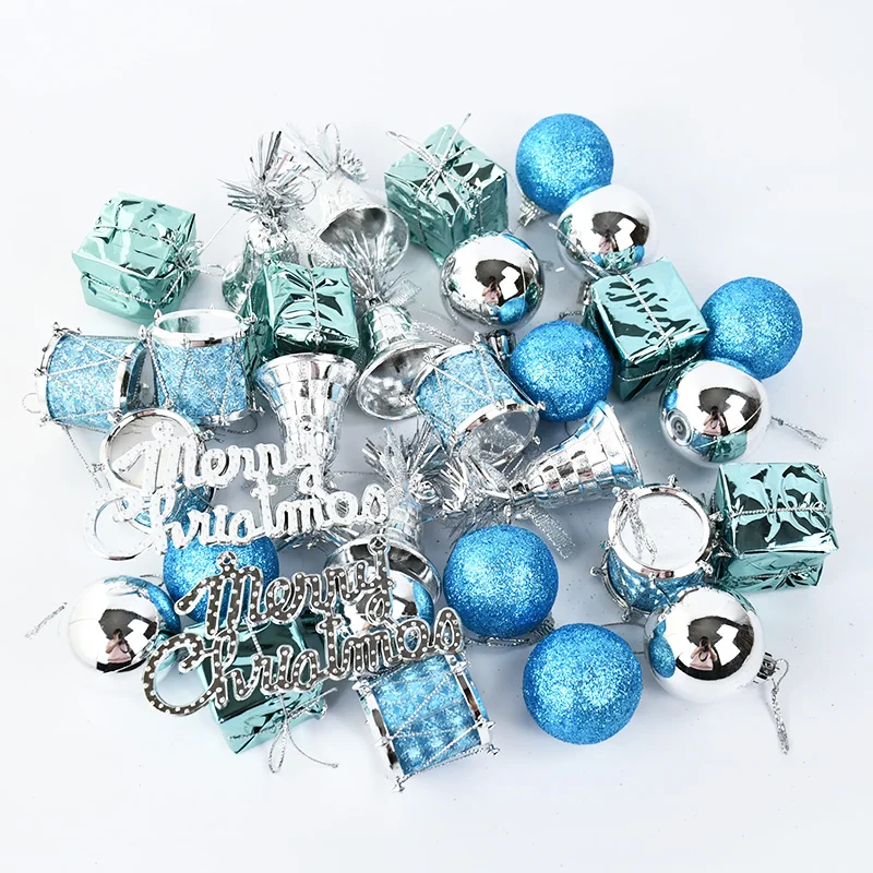 32Pcs/box Christmas Ball Ornaments Xmas Tree Hanging Pendants Set Merry Christmas Decorations For Home Navidad New Year Gifts