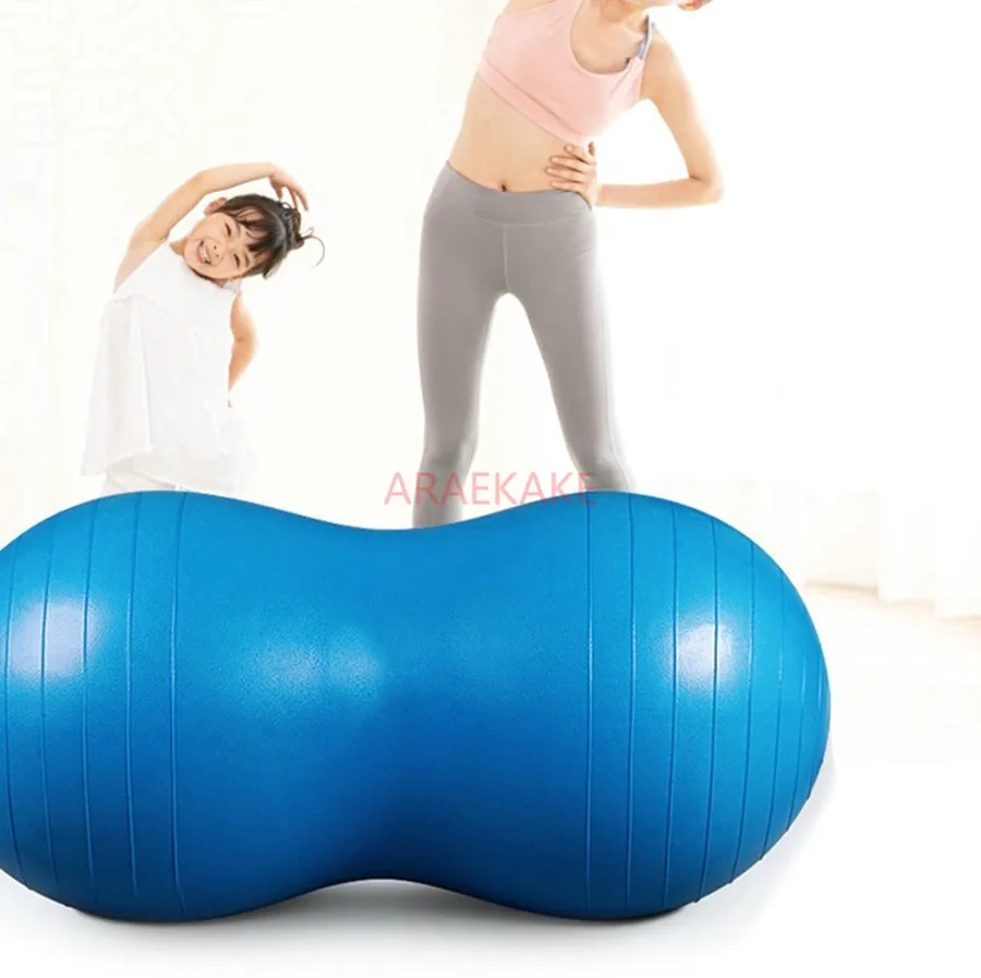 1PCS Peanut ball massage ball thickened explosion-proof waist training fitness yoga capsule sensory balance