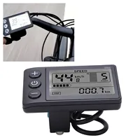 Compteur d'affichage LCD pour vélo électrique, panneau de commande avec prise étanche, 24V, 36V, 48V, S866 4