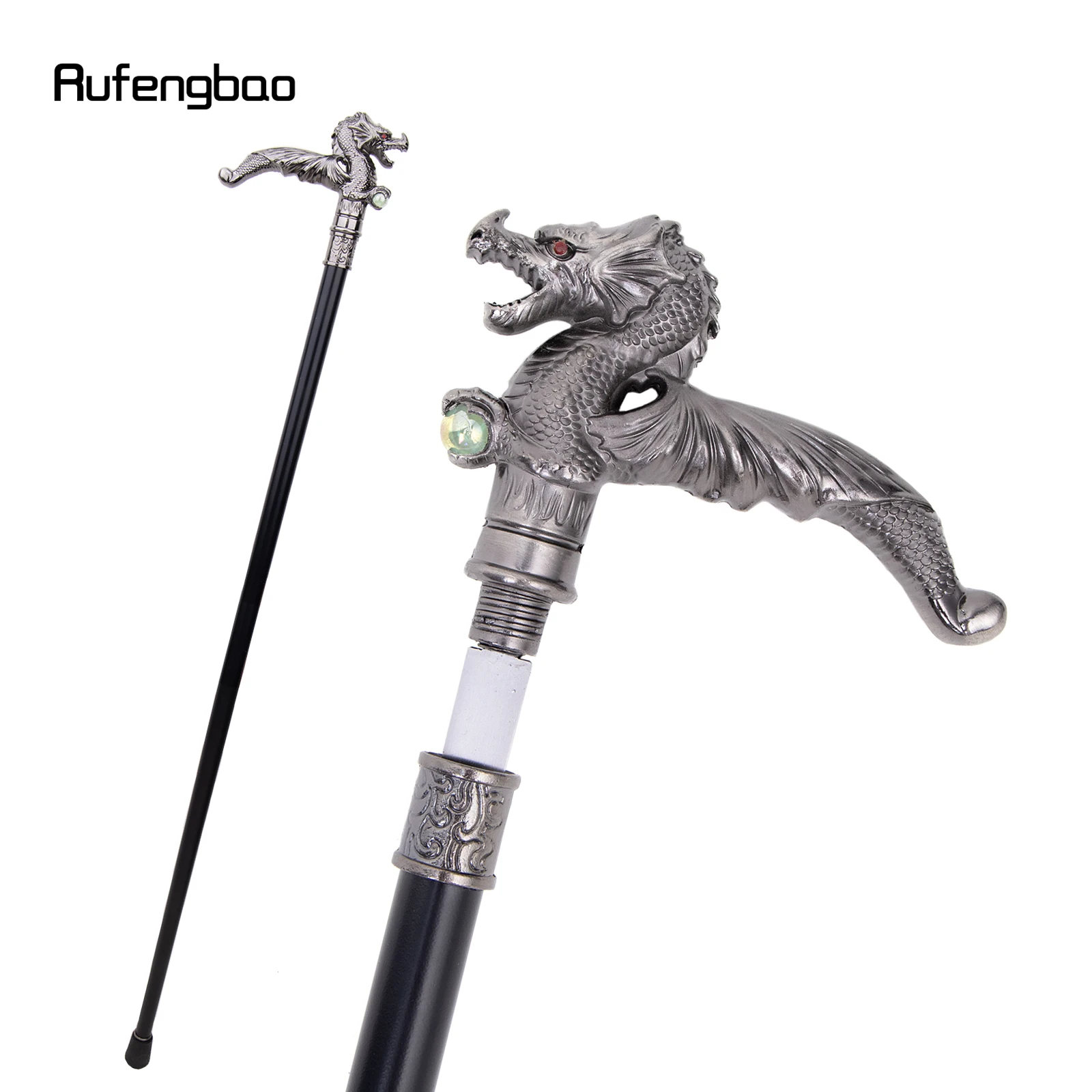 dragon-scrambling-ball-single-joint-walking-stick-con-piastra-nascosta-self-defense-fashion-cane-plate-cosplay-crosier-stick-93cm