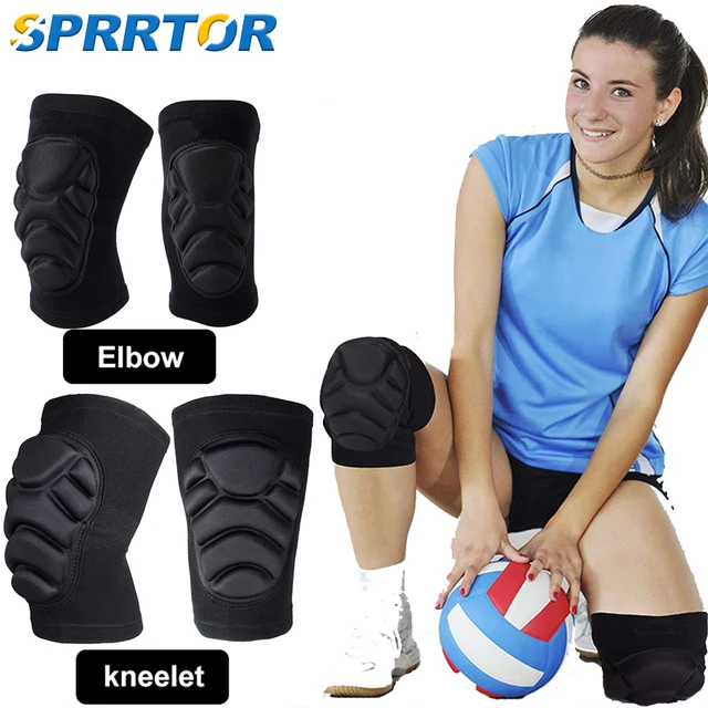 Rodilleras de voleibol, 1 par de cómodas rodilleras antideslizantes para  mujeres, niñas y jóvenes, rodilleras para voleibol, baloncesto, jardinería