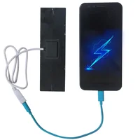 Chargeur de panneau solaire USB, batterie Portable, batterie de chargement de téléphone Portable, panneau de chargement pour ventilateurs de téléphones, lampe de poche, petites banques d'alimentation 2