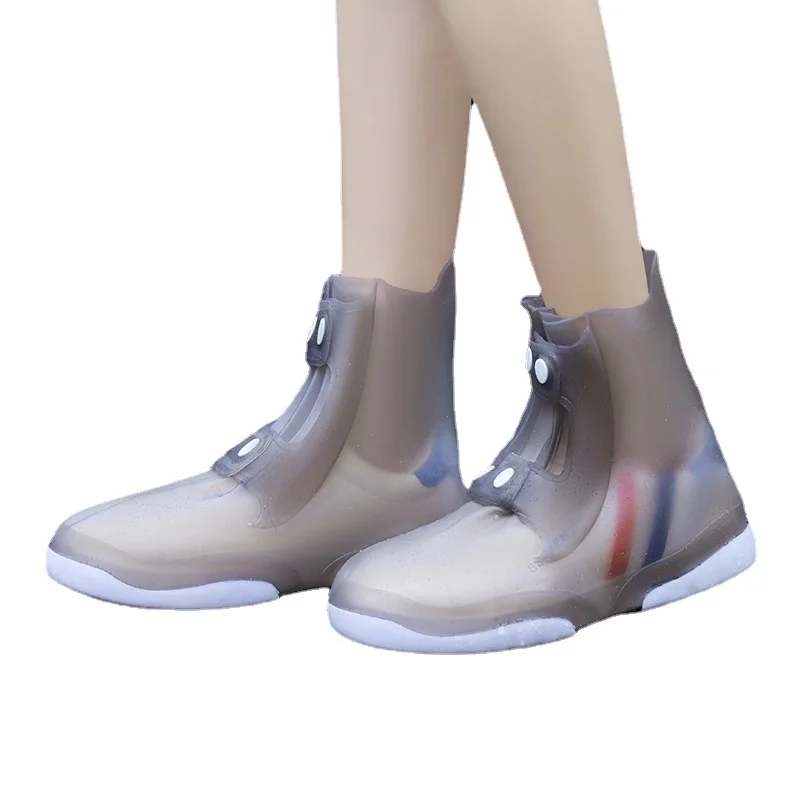 New Women Men Fashion Non-slip Shoes Covers Waterproof Unisex Silicone Shoes Protector Outdoor Reusable Boots Cover