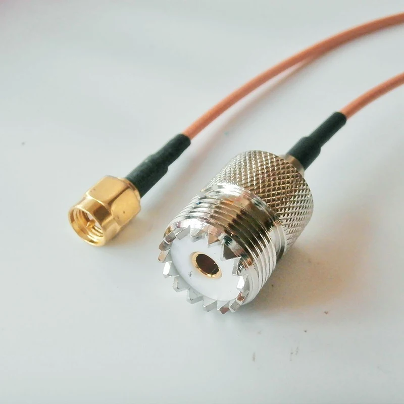 

Female PL259 to SMA Male RG316 UHF Adapter Cable 15cm Cable Connectivity Communication Accessories Replacement