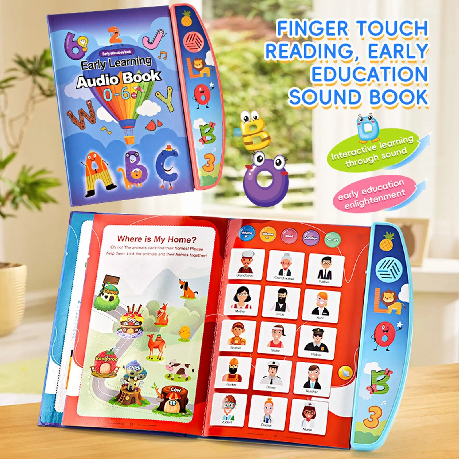 Electronic English Learning Book for Kids with Sound