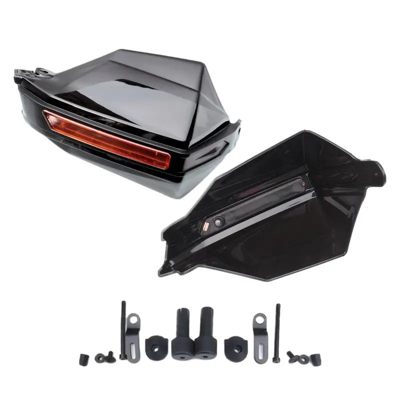 

Motorcycle Hand Grip Shield 22MM Universal Motorcycle Handle Grip Guards Enlarged 2pcs Handle Protector Windshield For ATV