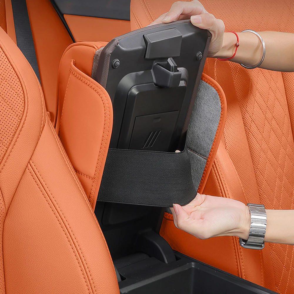 Car Armrest Box Height Increase Pad PU Leather Car Armrest Box Protective Cover Storage Bag For Haval H9 2rd 2024 2025