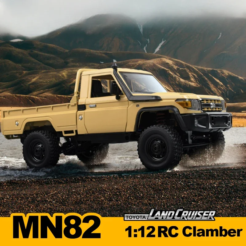 MN82 RC Climbing Off-road Vehicle 1/12 4WD Simulation LC79 Remote Control Pickup LED Lights Boy Remote Control Car Toy RC Cars Trucks