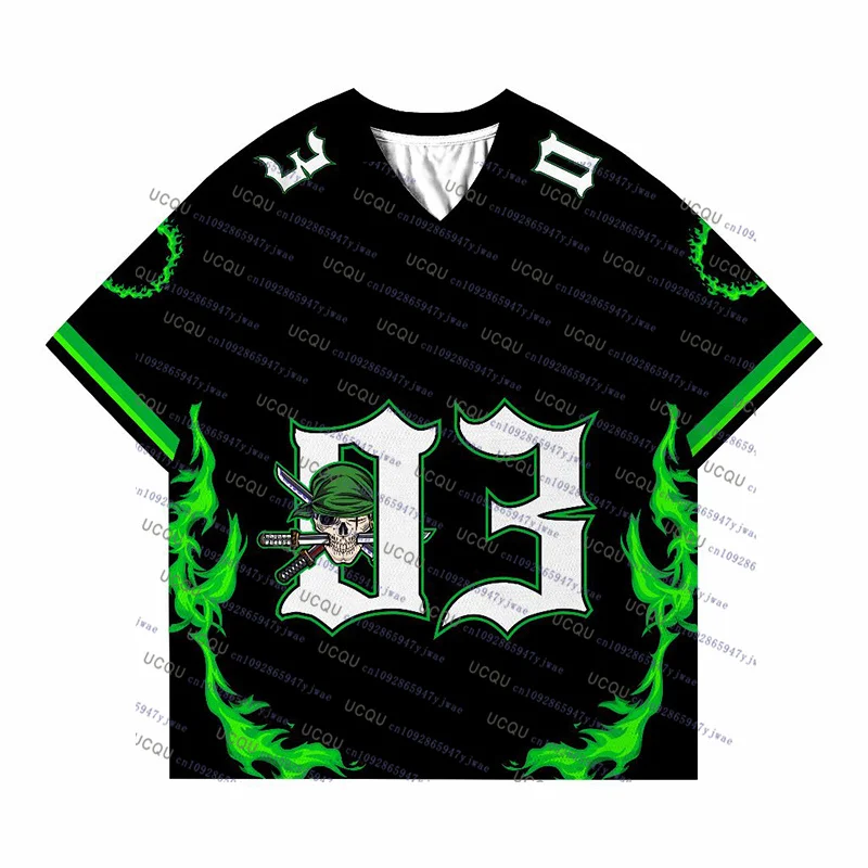 2025 Japanese Anime Football Jersey One Piece Luffy Men