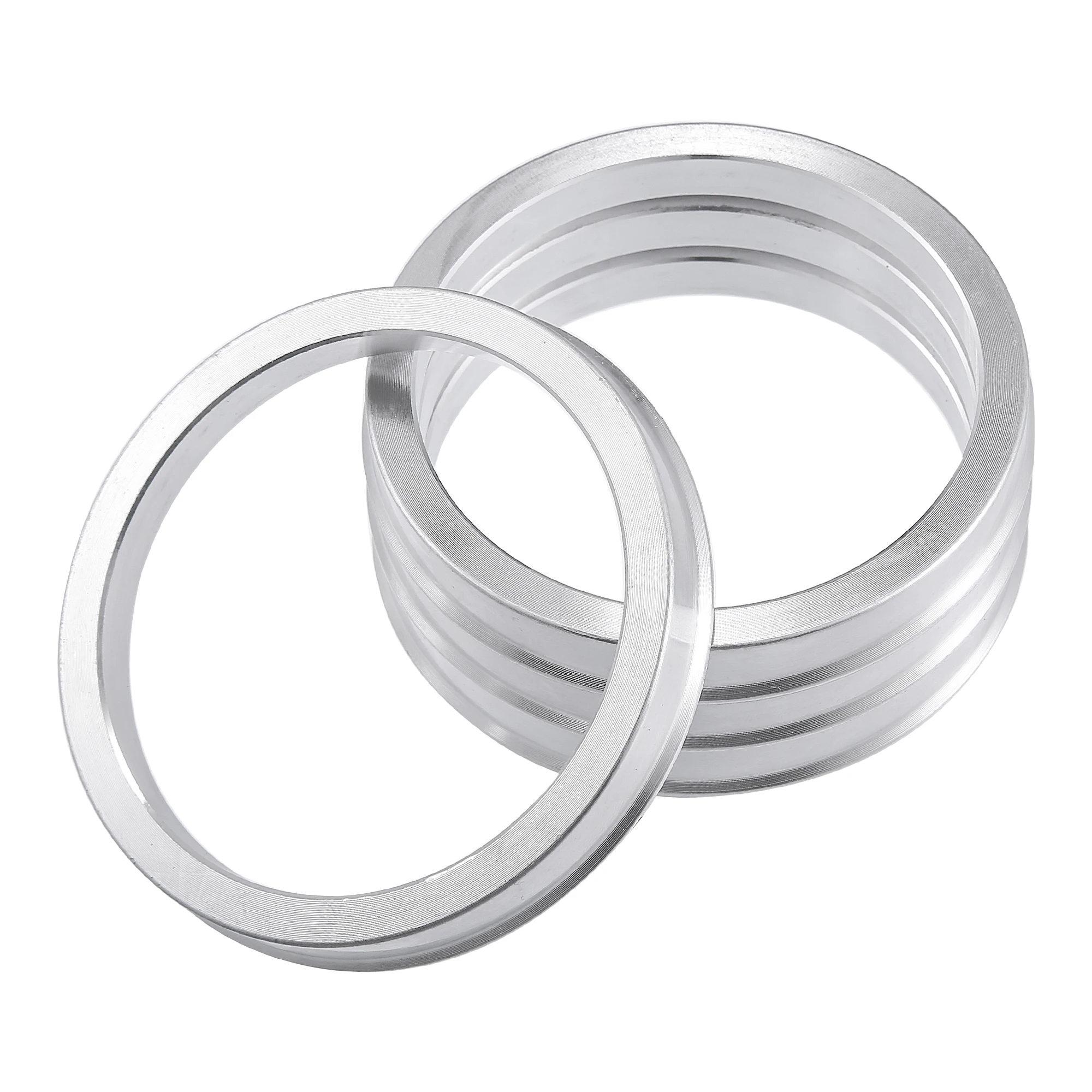 4pcs OD 78.1mm to ID 63.5mm 64.1mm 66.1mm 66.9mm 72.6mm Car Hub Centric Rings Wheel Bore Center Spacer Accessories UXCELL