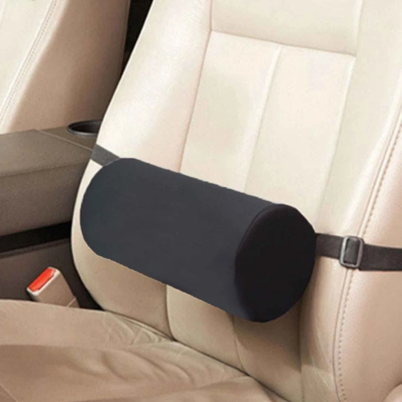 Car Lumbar Support Pillow Memory Foam Back Cushion for Back Pain Relief Office  Chair Cute Toast Bread Seat Throw Pillow - AliExpress